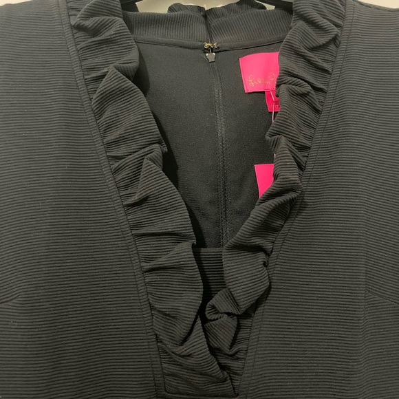 Chic Lilly Pulitzer Onyx Ruffled Dress - Picture 6 of 11